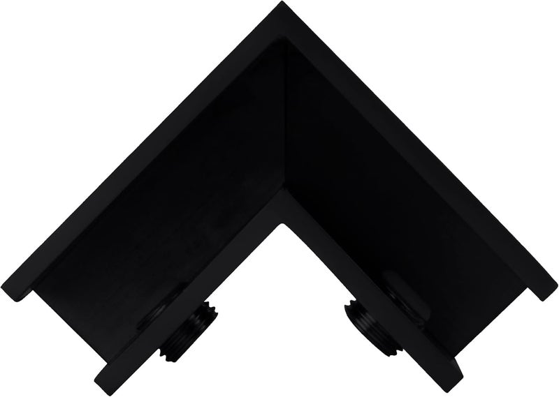 CRL S0GC90MBL Matte Black 90 Degree "Sleeve Over" Glass Clamp - Image 4